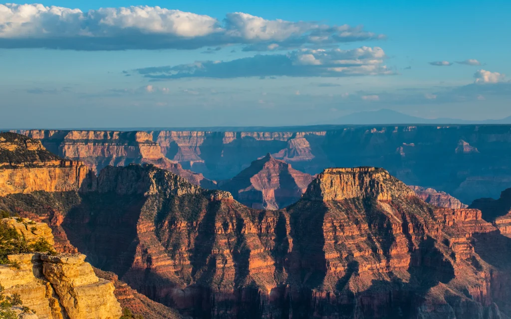 A breathtaking view of a canyon, showcasing its vastness and intricate rock formations in the film "The Canyon."